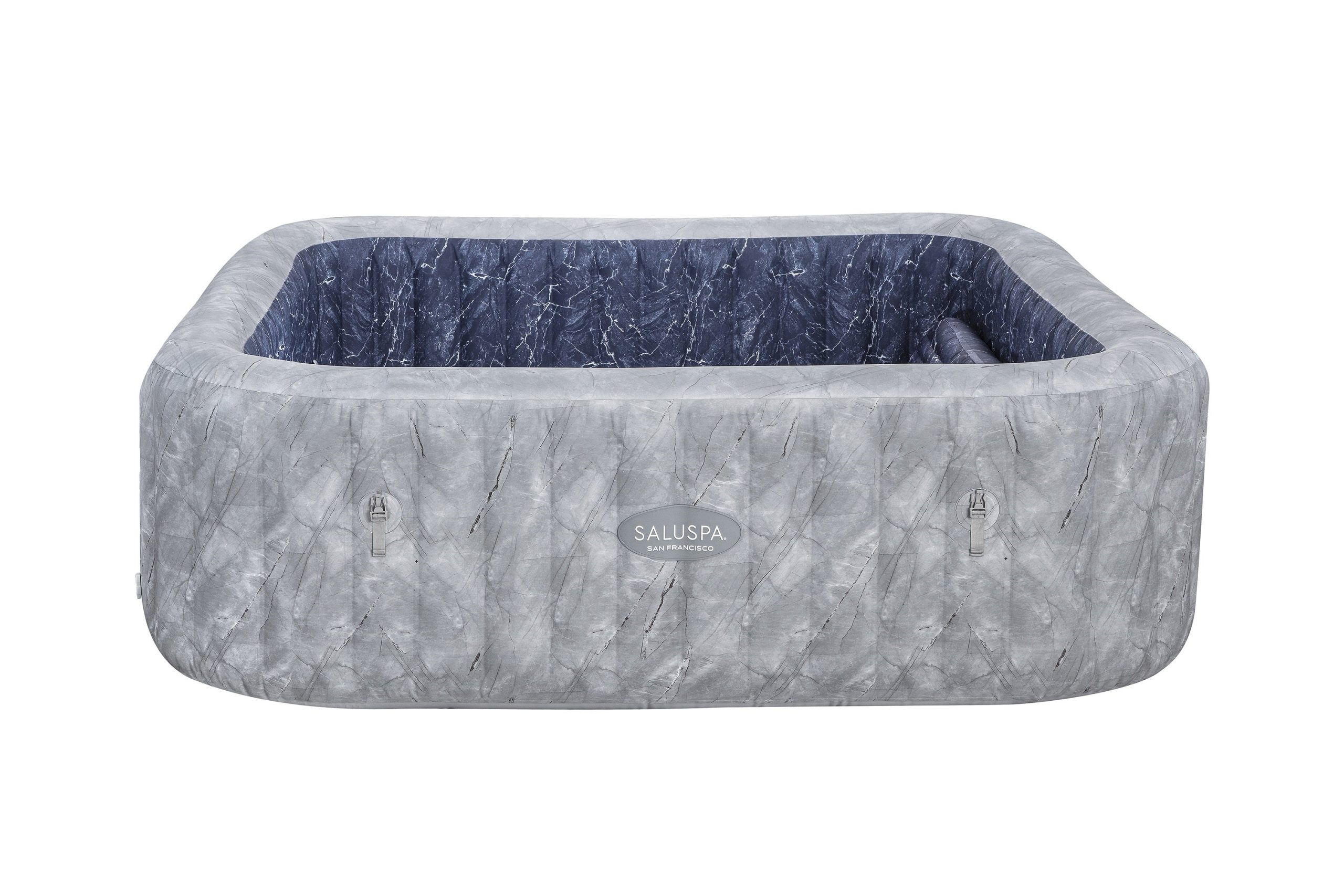 SaluSpa San Francisco HydroJet Pro Hot Tub Liner Replacement. Gray Marble