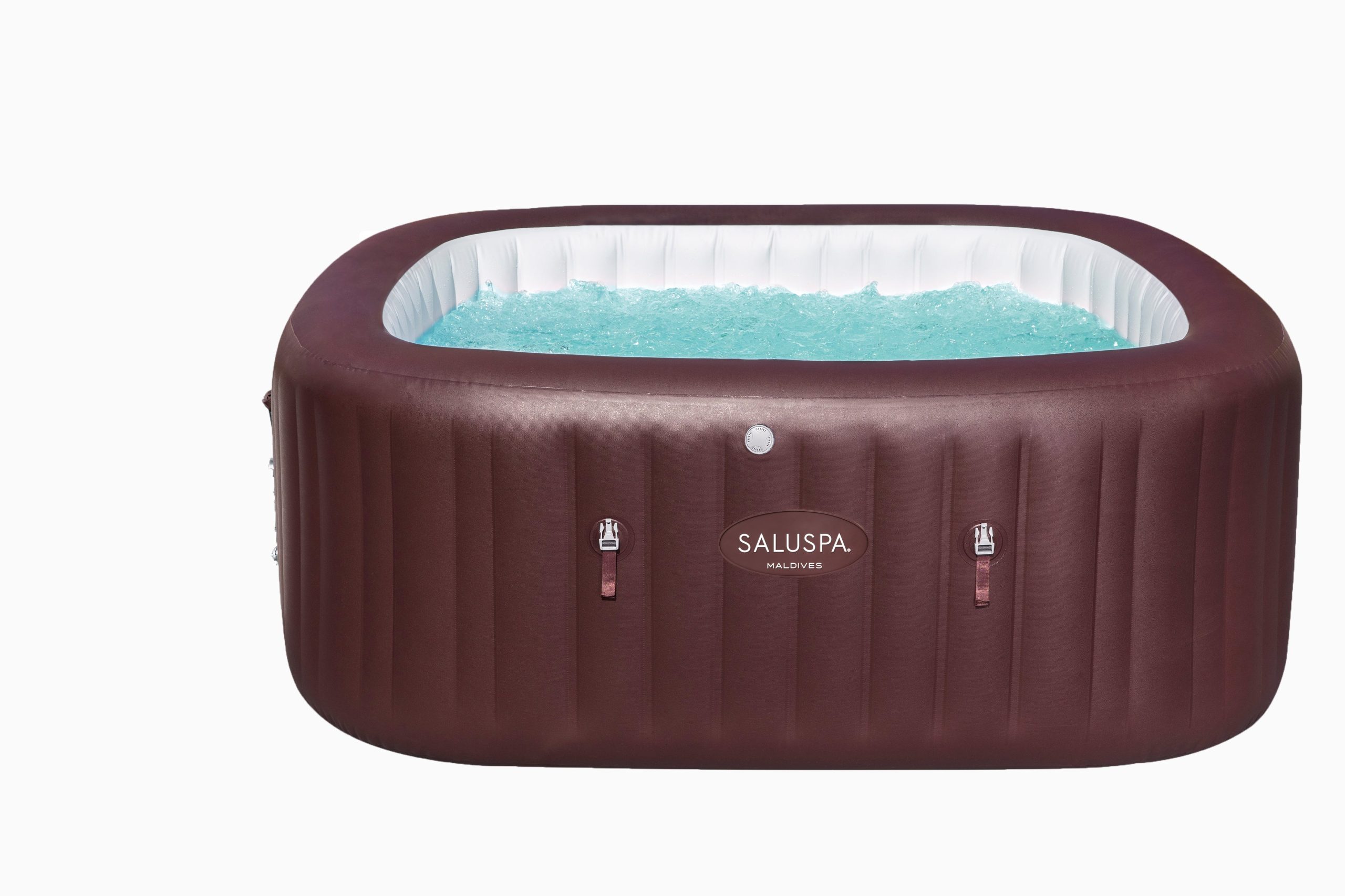 SaluSpa Maldives HydroJet Pro Hot Tub Liner Replacement. Burgundy