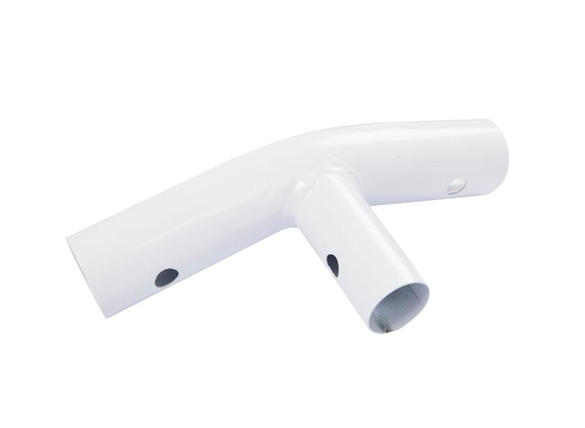 Power Steel and Coleman Power Steel Oval Above Ground Pool T-Connector Replacement. Light Gray