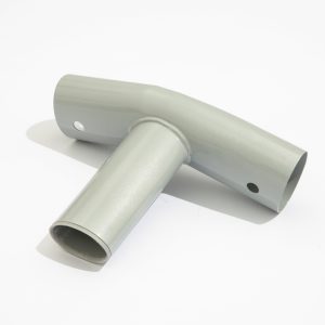 Power Steel 16' x 48 Round Above Ground Pool T-Connector Replacement. Light Gray