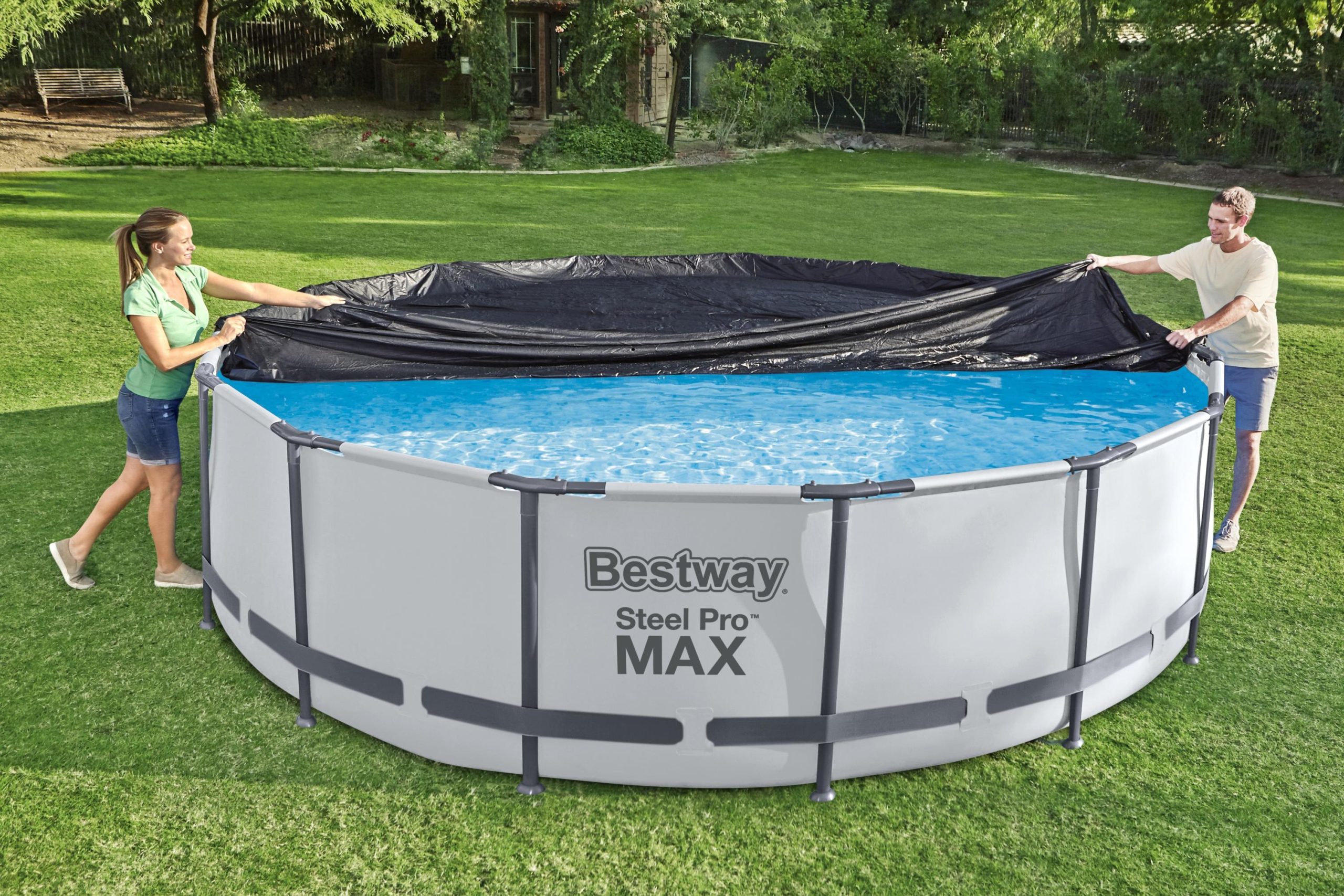 Flowclear 12' Pool Cover - Image 4