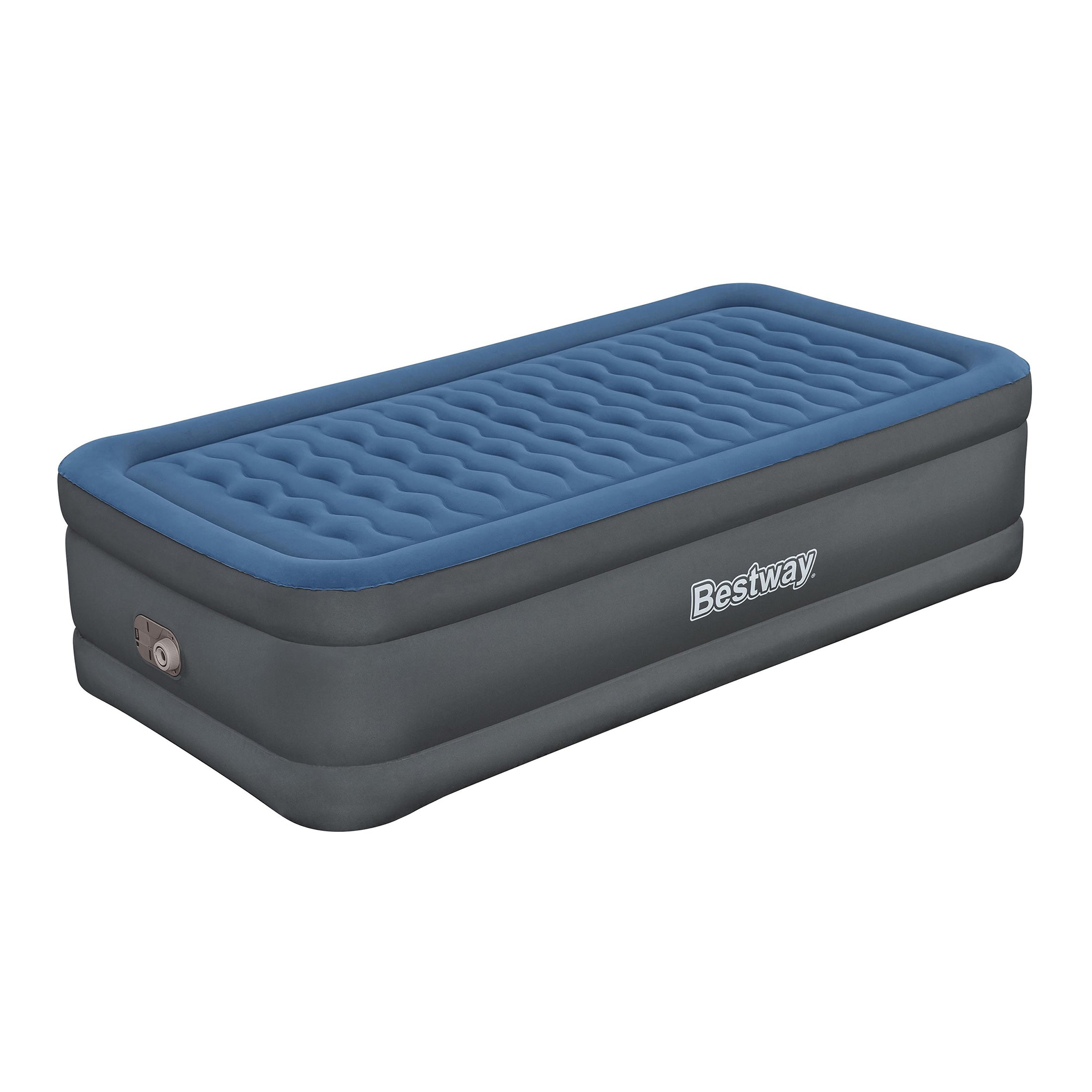 Bestway Tough Guard Air Mattress Twin 18 with Built-in AC Pump