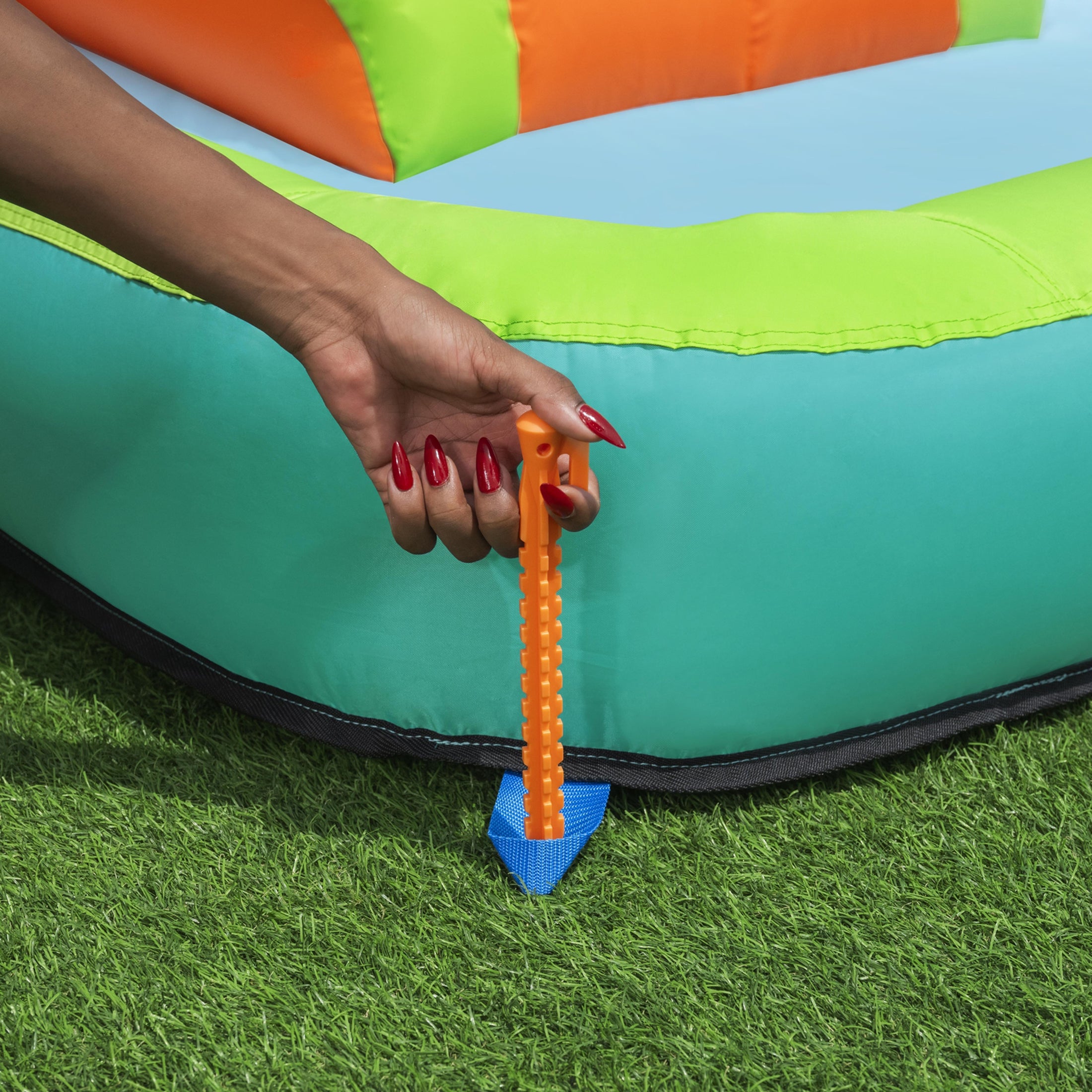 H2OGO! Kids Tropical Outdoor Inflatable Mega Bouncer - Image 9