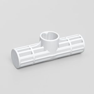 Steel Pro Rectangular Above Ground Pool Side Leg Support Replacement. White