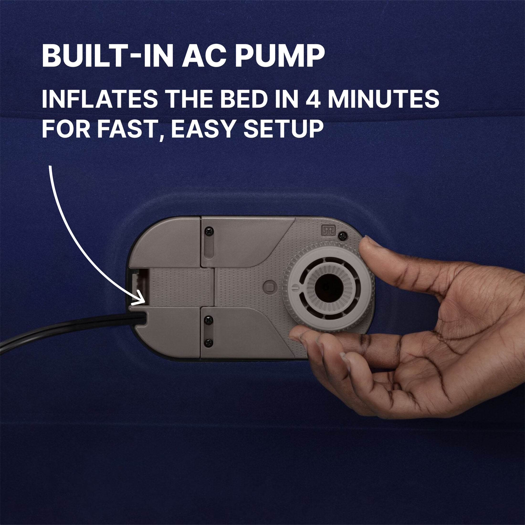 Bestway Tritech Air Mattress Queen 15 with Built-in AC Pump Included - Image 6