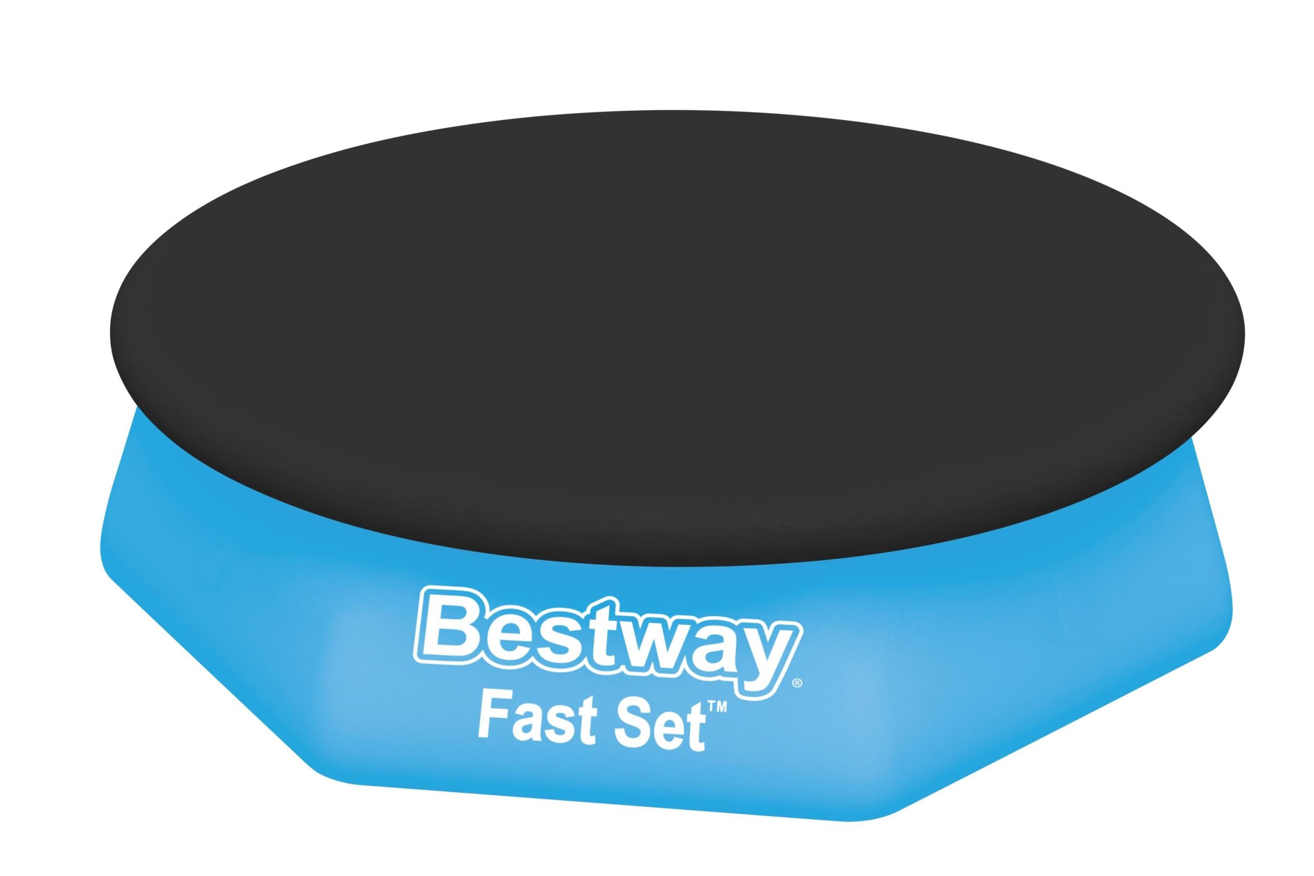 Bestway Fast Set Round Pool Cover for 8' Inflatable Ring Above Ground Pools - Image 5