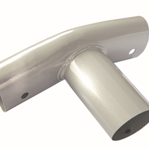 Power Steel 20' x 48 Round Above Ground Pool T-Connector Replacement. Gray
